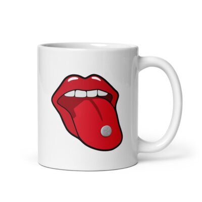 Pill Tongue White Mug - Image 2