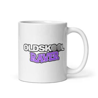 Oldskool Raver White Mug - Image 2
