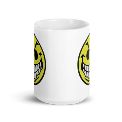 Mean Acid Face White Mug - Image 7