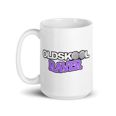 Oldskool Raver White Mug - Image 6