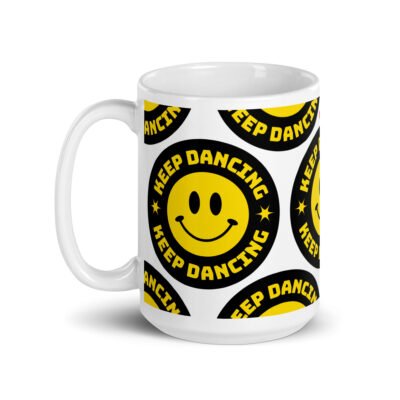 Keep Dancing White Mug - Image 6
