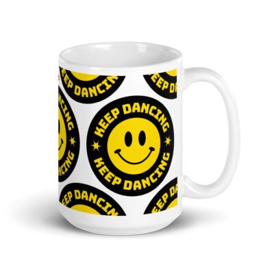 Keep Dancing White Mug - Image 5