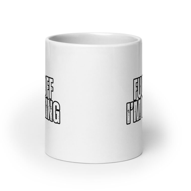 Fuck Off, I'm Mixing White Mug - Image 9