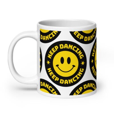 Keep Dancing White Mug - Image 8