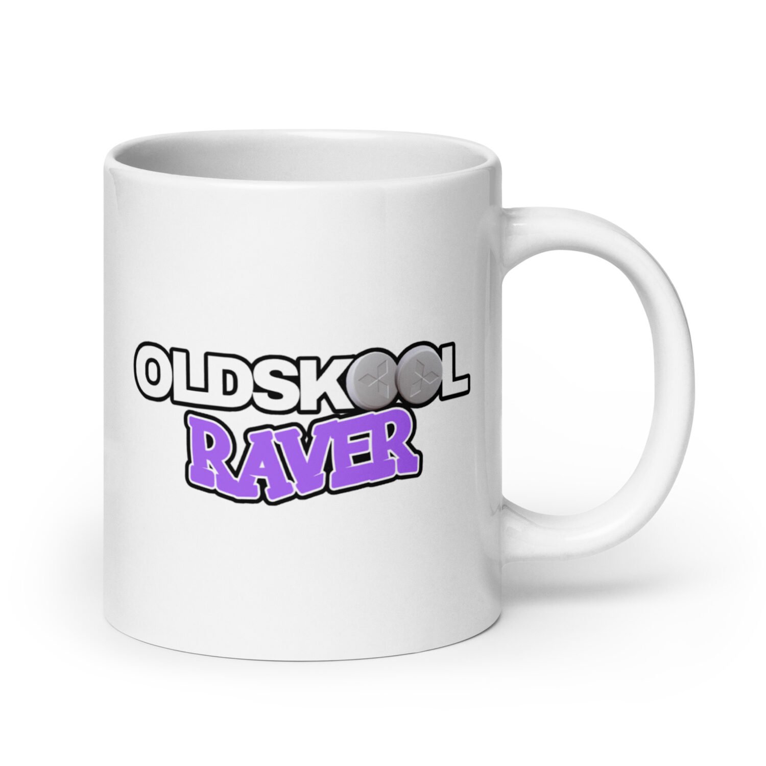 Oldskool Raver White Mug