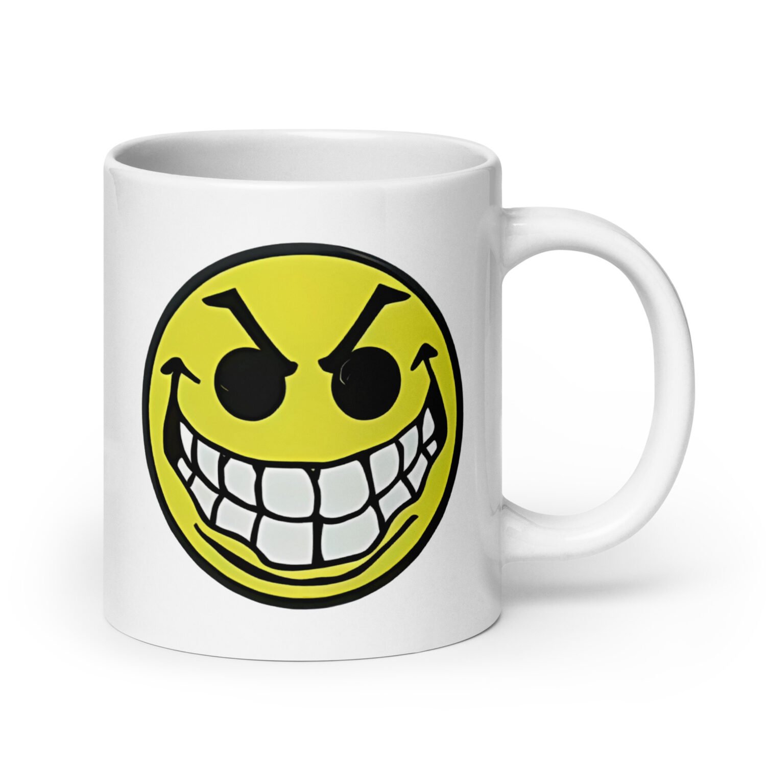 Mean Acid Face White Mug