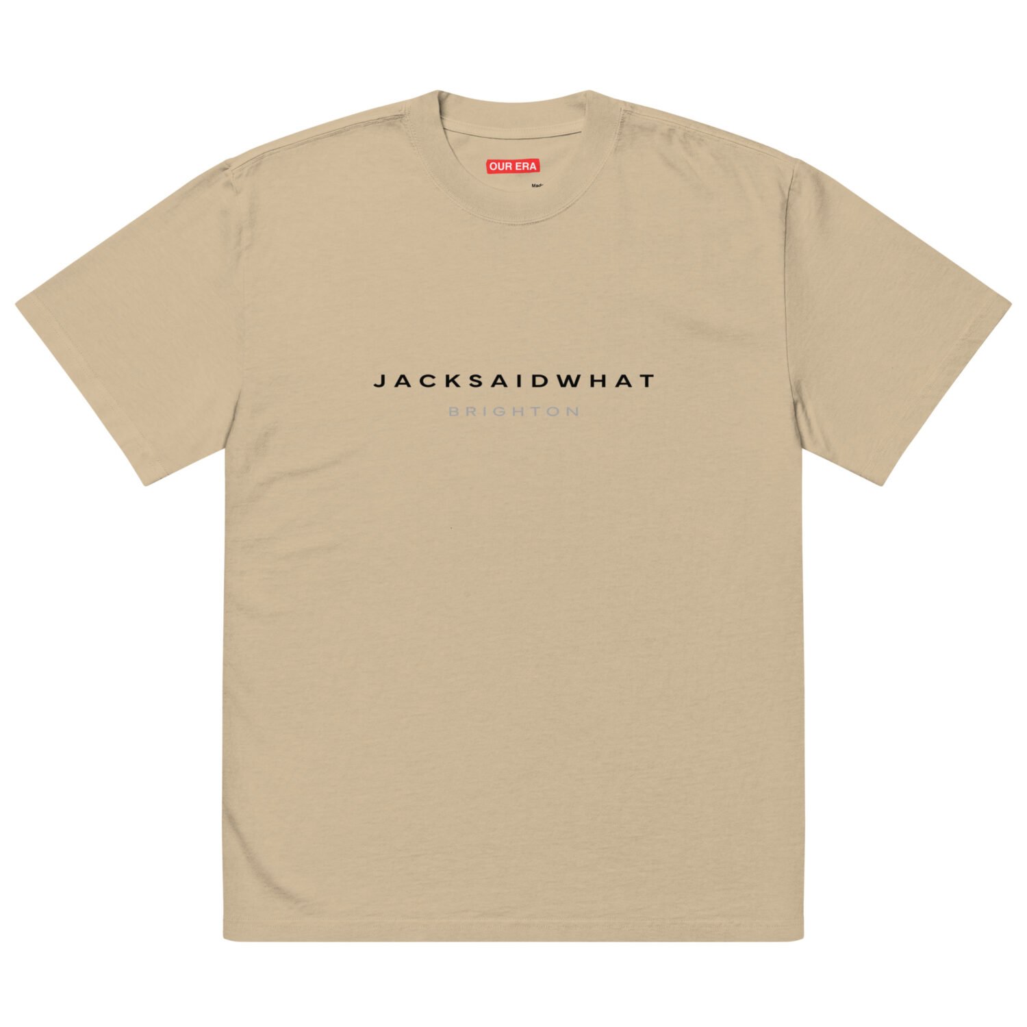 Jack Said What Brighton Oversized T-shirt (Light)