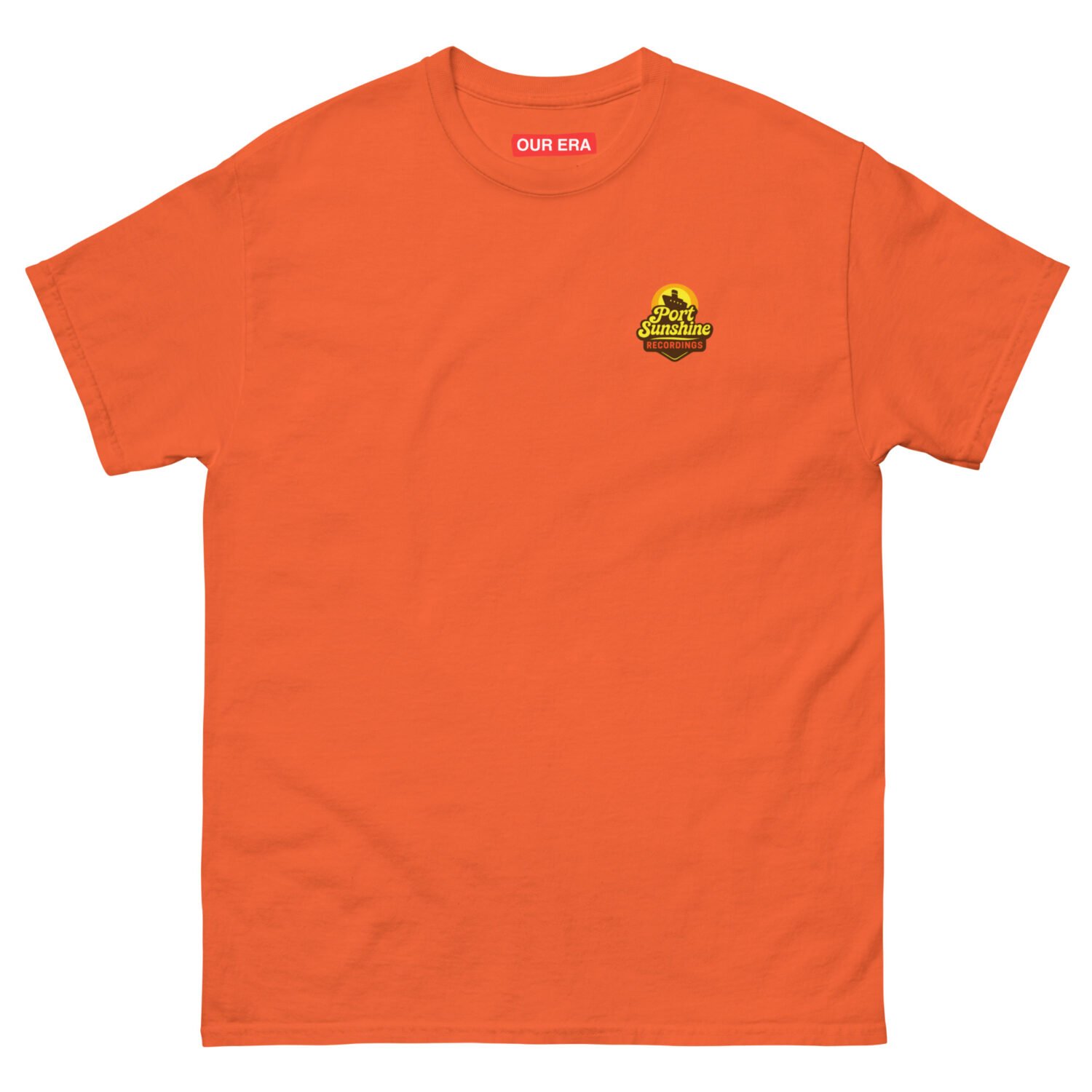 Port Sunshine T-shirt (Left Chest) Orange