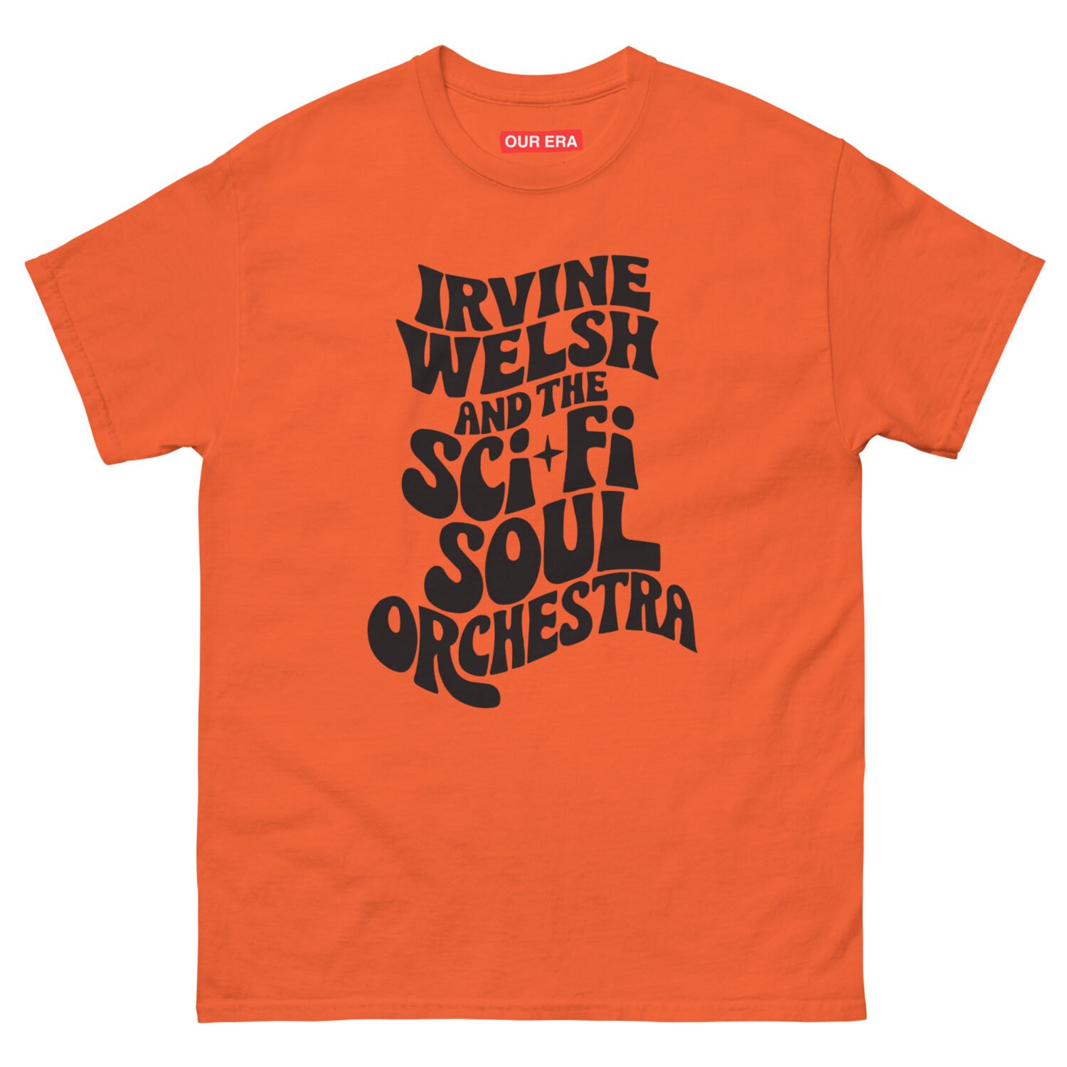 Irvine Welsh & The Sci-Fi Soul Orchestra T-shirt (Orange)