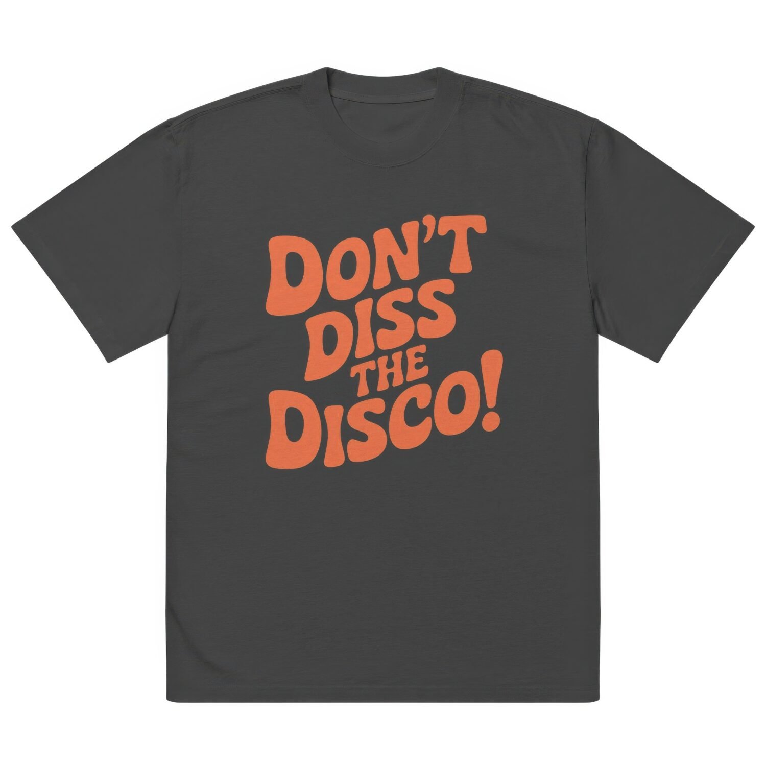 Oversized Faded T-Shirt Faded - Black