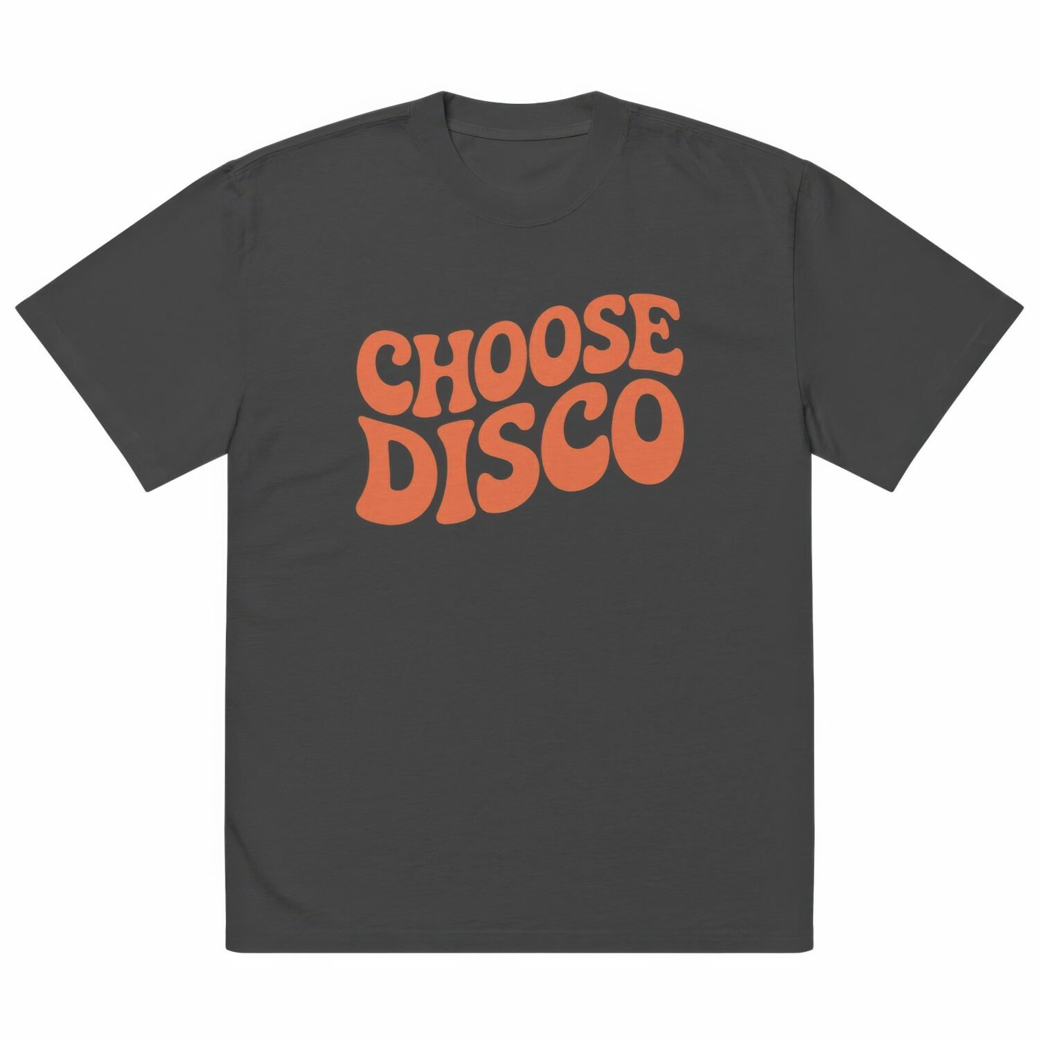 Oversized Faded T-Shirt Faded - Black