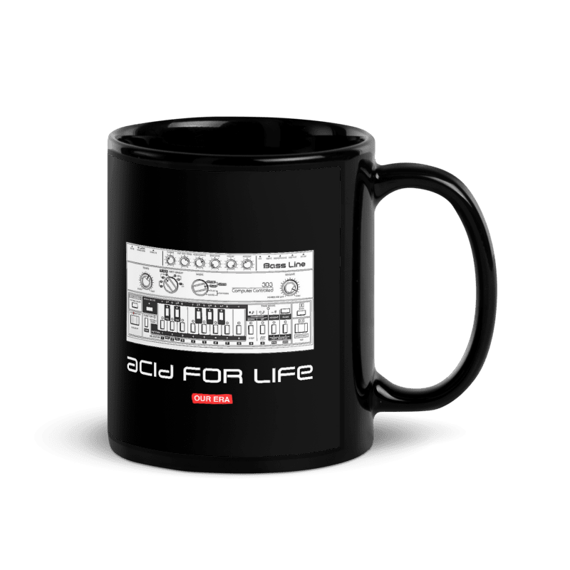 Acid For Life Black Mug