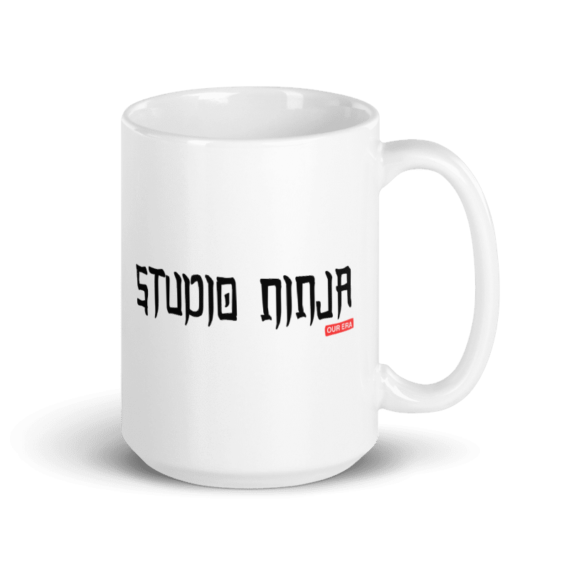 Studio Ninja White Mug - Image 2