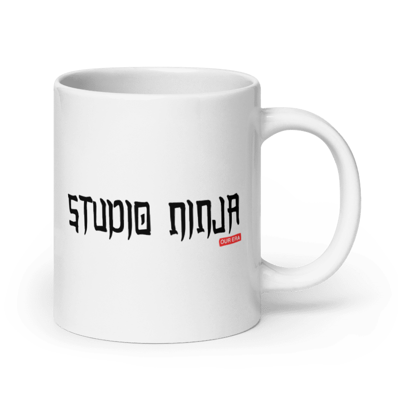 Studio Ninja White Mug - Image 3