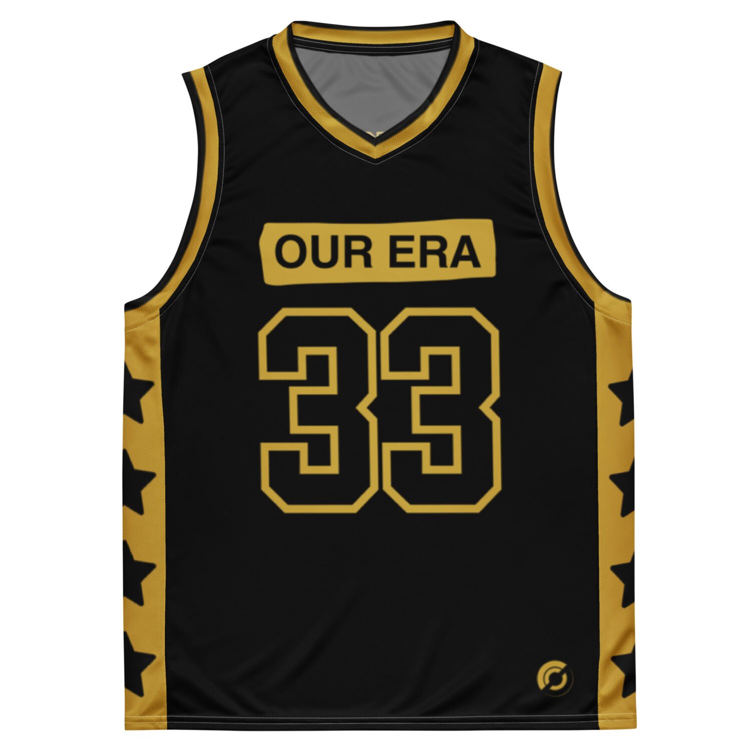 Our Era Basketball Top (Black & Gold)