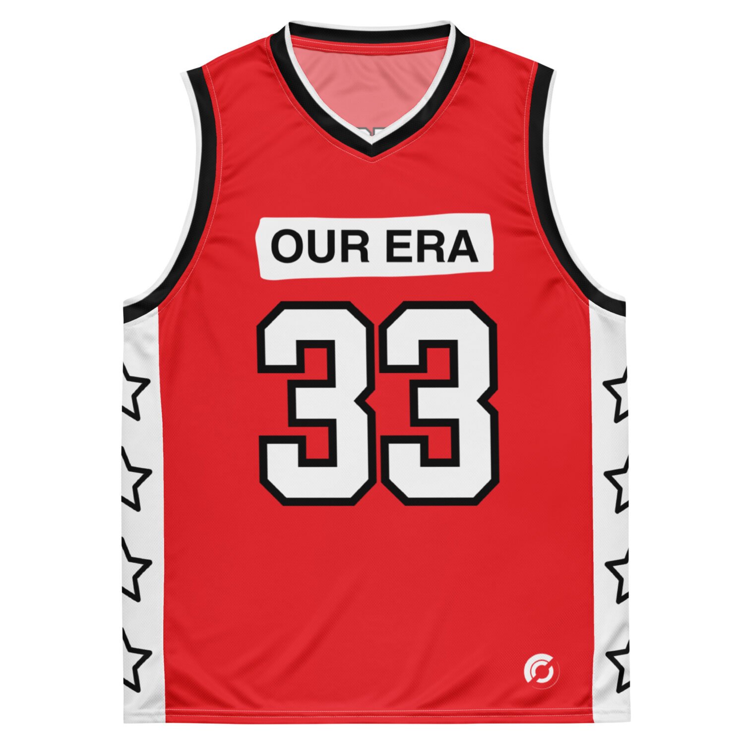 Our Era Basketball Top (Red & White)