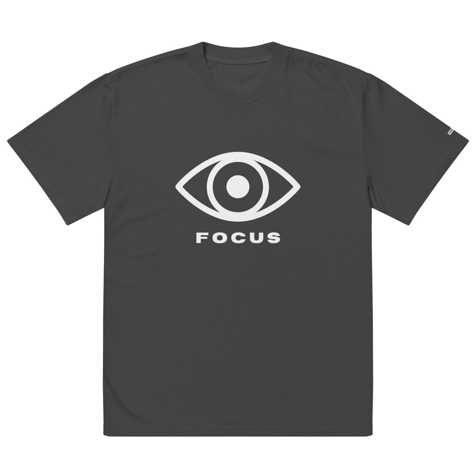 Focus Oversized Faded T-Shirt