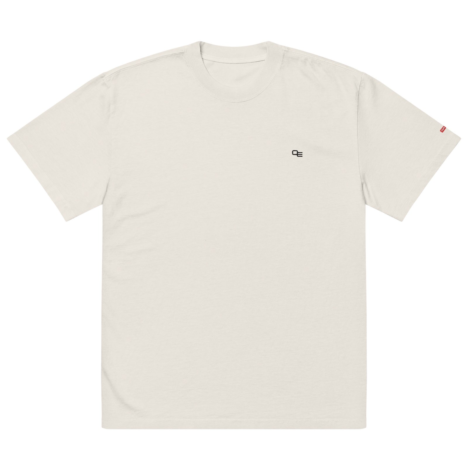 Oversized Minimal T-shirt (Faded Bone/Eucalyptus/Khaki) - Image 6