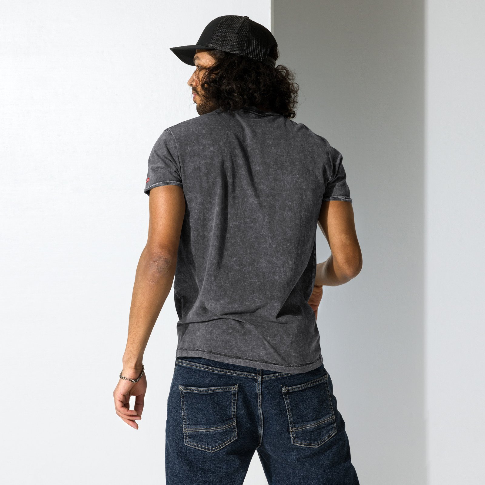 Minimal Denim T-Shirt - Image 2