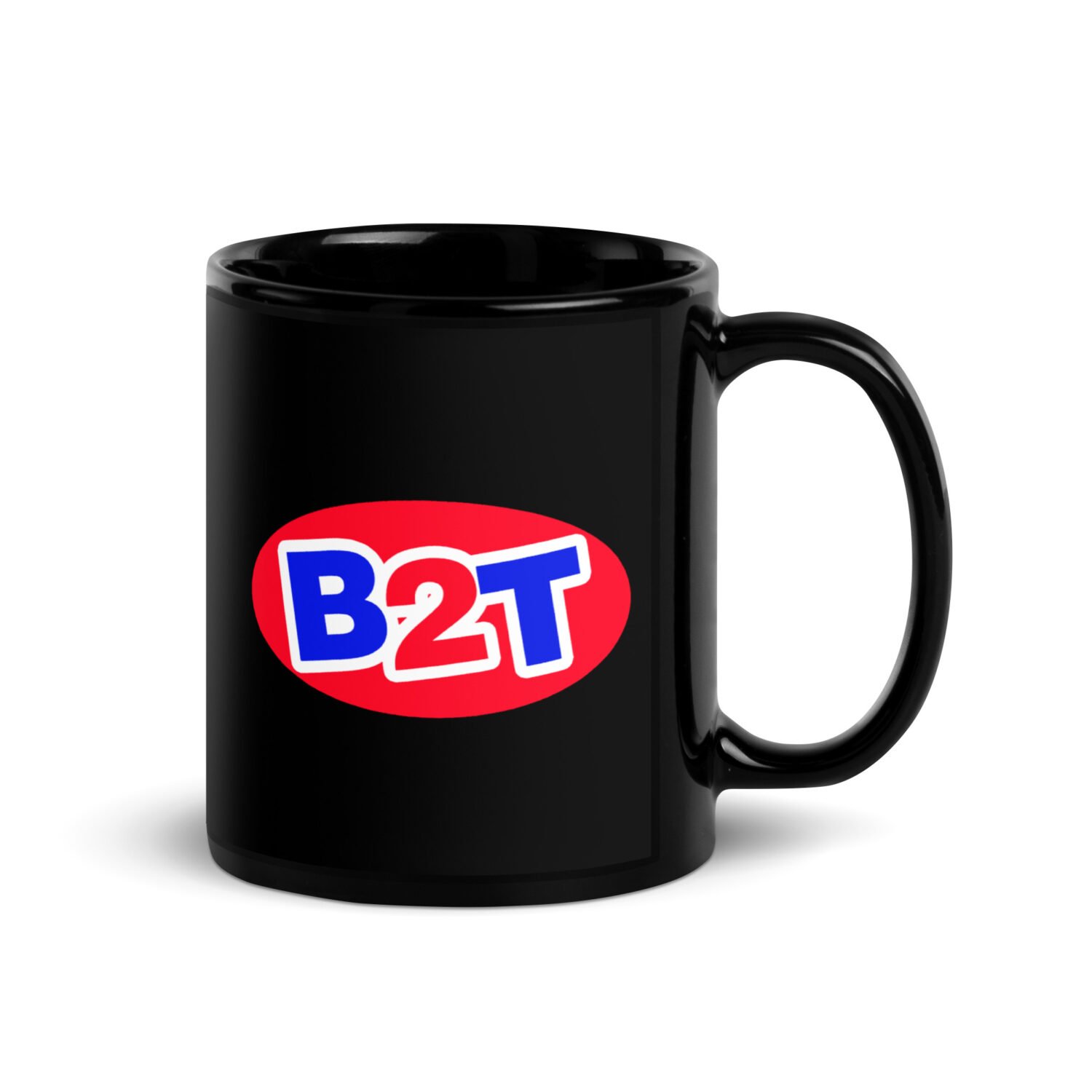 B2T Black Mug