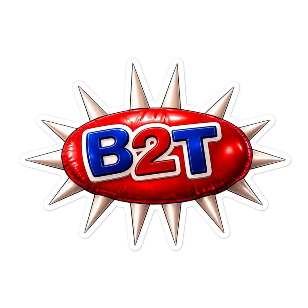 B2T Blowup Sticker (3 Sizes)