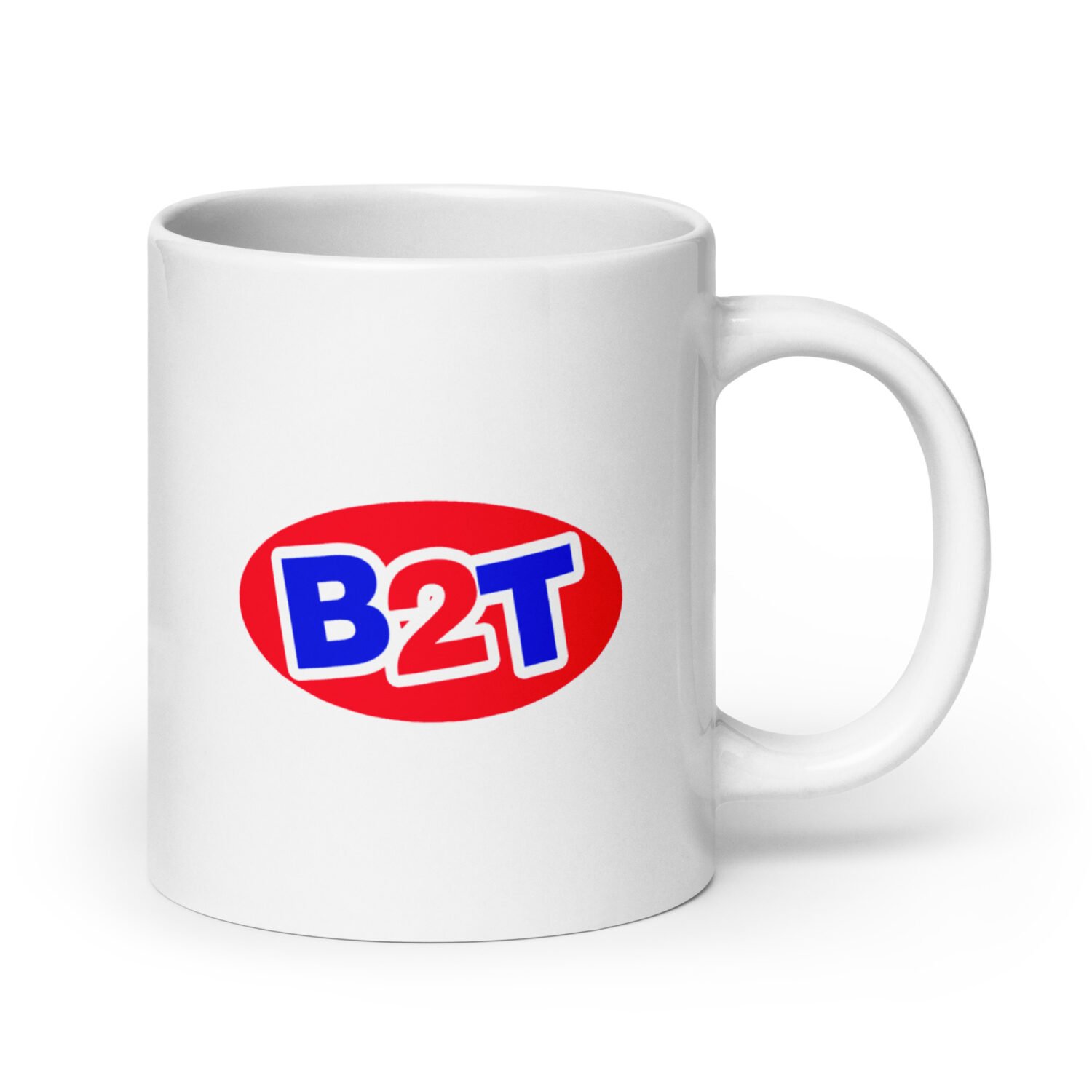 B2T White Mug